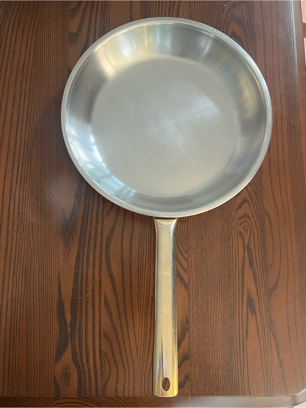 Vintage SPRING Switzerland 11” Copper Frying Pan Stainless Steel